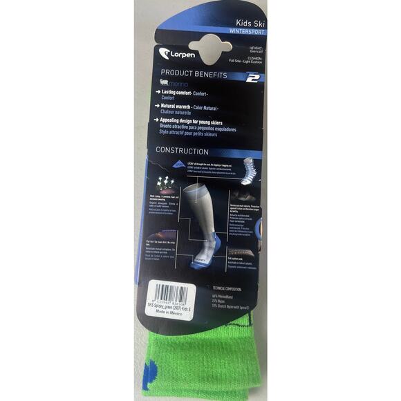 Lorpen Merino T2 Kid Ski Size Small NWT Winter sports - Picture 2 of 4